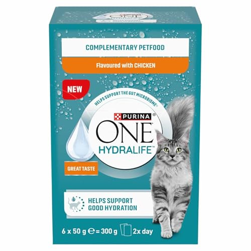 ONE HYDRALIFE Cat Liquid Topper Chicken (6x50g)