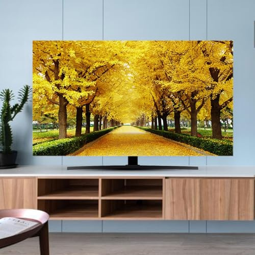 FUELIX Schutzhülle Fernseher Outdoor TV-Abdeckung Staubschutztuch 32-80 Zoll Haushalt Hängender Desktop Gebogener TV Universal Für Flache/Gekrümmte TV-Bildschirme D,37-39in