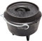 Feuertopf ft1 aus Gusseisen in schwarz Deckel auch als Pfanne nutzbar • Dutch Oven Schmortopf Grill Topf Töpfe Bräter