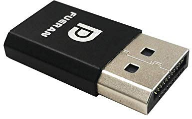 FUERAN HDMI Dummy Plug Headless Ghost Display Emulator Premium Aluminum PC(Fit Headless-1920x1080 New 4RD@60Hz) (DP-1P)