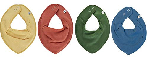Pippi Halstücher 4er Pack Baby Lätzchen Dreieckstücher (Happy Boys)