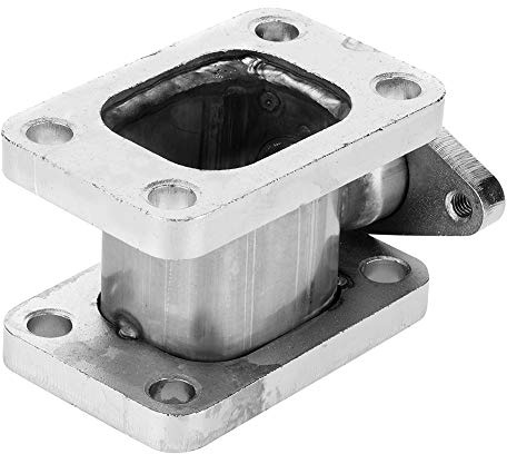 KIMISS T3-T3 38-mm Wastegate Flansch, Turboverteileradapter aus Edelstahl, Wastegate Flanschauslass, Turbotauschprojekt