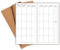 Reise-Notizbuch-Einlagen – Reisetagebuch-Einlagen für Standardgröße, 11 x 21 cm, 32 Blatt/64 Seiten, Krafteinband, undatiert, Tagesplaner-Einlagen