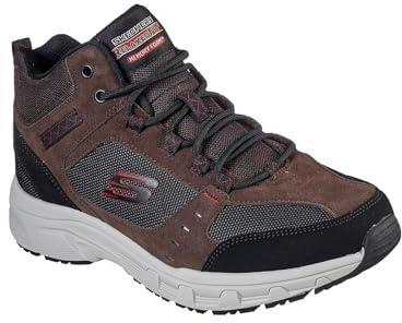 Skechers Oak Canyon Iron Hide Men's Training Shoes, Brown/Black, 41.5 EU