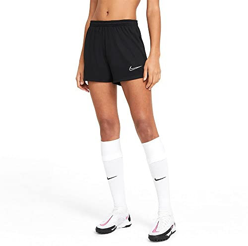 Nike Damen W Nk Dry Acd21 K Fu ballshorts, Schwarz / Weiss Weiss Weiss, M EU