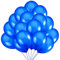 50 Luftballons Blau Ballons 36 cm Partyballon Deko 3,2g. Dekoration für Dunkelblau Party, Geburtstag, Baby Shower, Baby Dusche