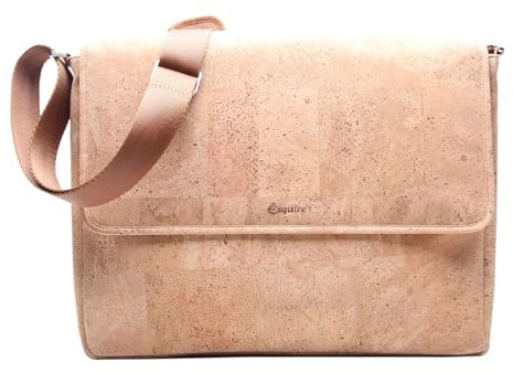 Esquire Kork Messenger 39 cm Laptopfach