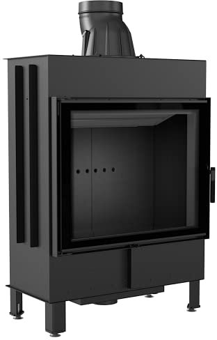 KRATKI Lucy Holzkamineinsatz Lufteinlass BImSchV 2 konform Stahl Thermotec Auskleidung Glasscheibe linksseitig 15 kw 134,6x85,4 cm Thermischer Wirkungsgrad 81