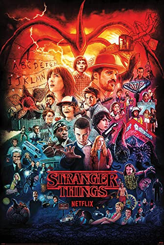 Pyramid International Stranger Things 4 Poster Seasons Montage
