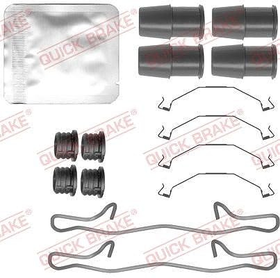 QUICK BRAKE 109-0145 Zubehörsatz Scheibenbremsbelag Hinten Kompatibel mit VOLVO XC40 536
