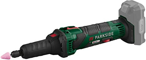 Parkside - Smerigliatrice dritta a batteria 20 V, PGSA 20-Li A1, senza batteria e caricatore