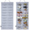 Haarspangen Aufbewahrung Halter Kraeoke Displayhalter für Haarschmuck große Hängende Schmuck Organizer für Mädchen (Grau 2)