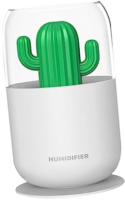 Garneck Luftbefeuchter Tischbefeuchter Weiß Büro Kaktus