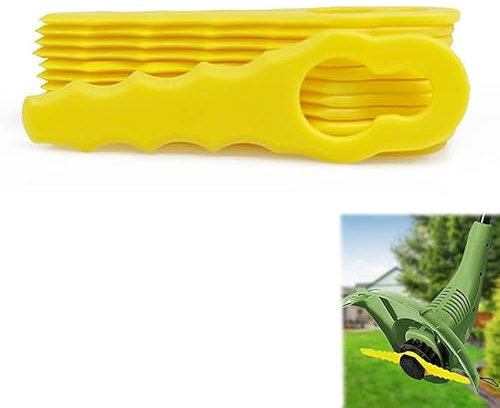 EHOTER Accessoires pour Coupe-Bordures Lot de 20 Lames De Rechange Compatible pour Coupe Bordure Têtes Double Lames Dentelées RAC155 RAC157 RAC158 (40 Lames)