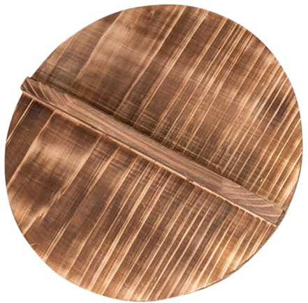 YARNOW Cubierta De Madera Para Wok Funda Protectora Para Cocina Tapa De Cacerola De Madera Cubierta De Cocina De Leña Tapa Para Wok Para Freír Salpicaduras De Aceite