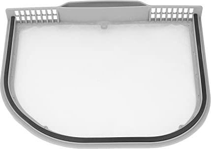 Dryer Filter Screen ABS Filter Replacement Dryer Lint Screen Replacement Cleaner Brush Part Dryer Accessory for DLGX5102V RV1317AS