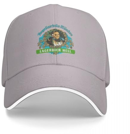 ZAMASS Basecap Augustiner München Bier Lagerbier Hell Cap Baseballkappe Sonnenkappe Sportkappen Hut Damen Herren Geschenk