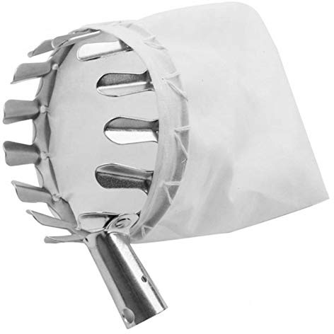 Obstpflücker Erntehelfer, Obstpflücker zum Ernten von Äpfeln, Metall Apfelpflücker Obstpflücker mit Stoffbeutel, Fruit Obst Picking Tools, Erntehelfer zum Pflücken von hochwachsenden Früchten