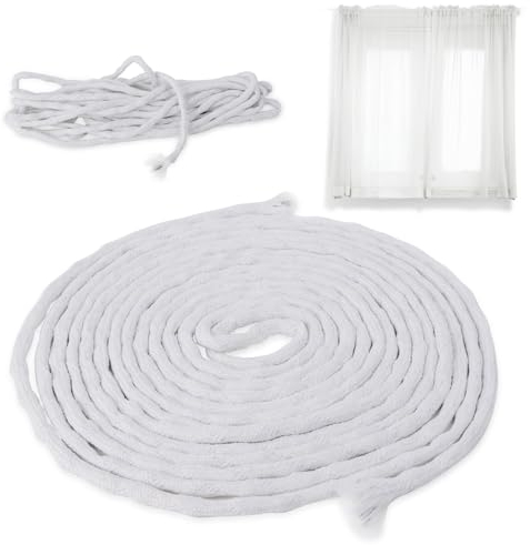 WnlahuWA 1 Stück Bleiband für Gardinen Schwer, Gardinenbeschwerer 5M 150g, Schweres Bleiband für Vorhänge, Vorhang Beschwerer Outdoor, für Vorhänge, Gardinen, Stoffe