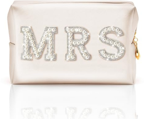Braut Kosmetiktasche,Braut Cosmetic Bag,Junggesellinnenabschied Schminktasche,Braut Reise Makeup Tasche, für Junggesellenabschied,Hochzeit,Brautparty Zubehör