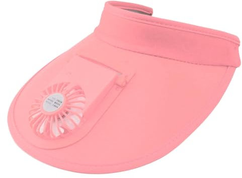 Asixxsix Sonnenblenden-Hut mit Ventilator für Damen, Großflächiger Sonnenschutz, 3-Gang-Windgeschwindigkeits-Lüfterhut für Damen und Kinder, USB-wiederaufladbarer Kühlhut mit Ventilator