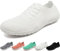 Zapatillas Barefoot Mujer Zapatillas Running Deportivas Minimalistas Zapatillas De Voleibol Gimnasio Correr Antideslizantes Sneakers Mujer Sin Cordones Blancas 38