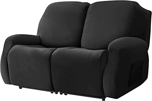 Ventilador de Techo de 52 Pulgadas con Control Remoto, luz de Ventilador de Palma con 5 aspas de Hojas, Ventilador de Techo Retro con decoración sin lámpara, Negro, 2 plazas, 6 Piezas