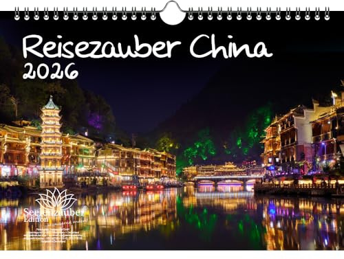 Reisezauber China DIN A4 Kalender für 2026 Peking Stadt Reise Land Urlaub - Seelenzauber