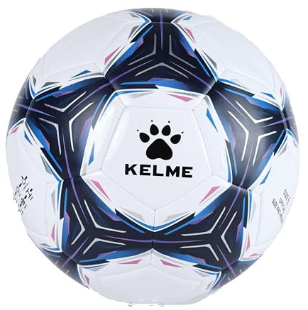 KELME Futsal-Fußball, Indoor-Sala-Ball, Pelota de Futbol, Größe 3 und 4 (Schwarz/Weiß, 4)