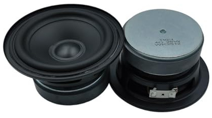 Rudiaoa Altavoz Envolvente De HiFi Resistente Agua 4 Pulgadas 25W Uso En Exteriores para Dispositivos De Sonido Portátiles Woofer Controlador Auditivo para Exteriores