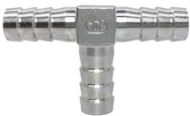 Raccord de tuyau en T en acier inoxydable 304, 3 voies, 25 mm, for eau, huile et gaz