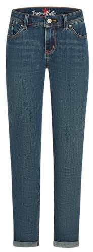 Buena Vista - Damen 5-Pocket Jeans, Malibu Zip high Stretch Denim (2601-B5914), Größe:M, Buena Farben:Dark Blue (8978)