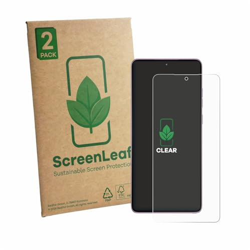 ScreenLeaf 2 Stück Schutzfolie für Motorola Moto G Stylus 5G 2026 [nachhaltiger Displayschutz, Folie, transparent, kratzfest]
