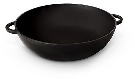 Syton Schmorpfanne, Bratpfanne aus Gusseisen, ohne Deckel, 30 cm
