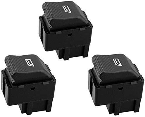 HZTWFC Interrupteur de fenêtre 3 pièces OEM # 6X0 959 855B 6X0959855B pour VW Polo Hatchback 6N2 1999-2001 Lupo 6X1 2000-2002