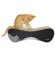 myKotty Stabile Kratzbank VIGO – Robustes Kratzmöbel für anspruchsvolle Katzen – Perfekt für Spielen, Liegen & Kratzen – Sicher & Ungiftig – 71x21x25 cm – Schwarz
