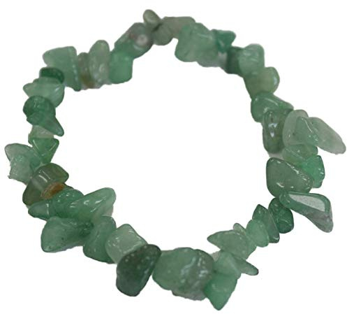 Ancient Wisdom Chipstone Bracelet -Aventurine Green