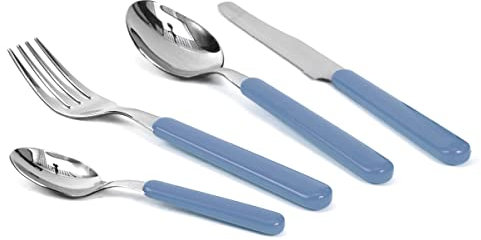 NEVA 24-teiliges Stahlbesteckset COLORANDO blau COL5181RB_24