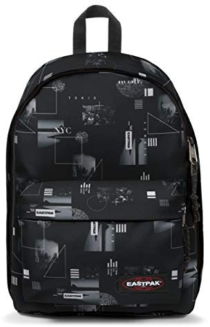 Eastpak Out of Office Rucksack, 44 cm, 27 L, Schwarz (Shapes Black)