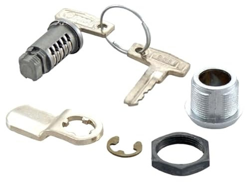SERRATURA BAULETTO COMPLETA COMPATIBILE CON PIAGGIO VESPA 50 R 1974 ANTERIORE CHIAVE CHIAVI
