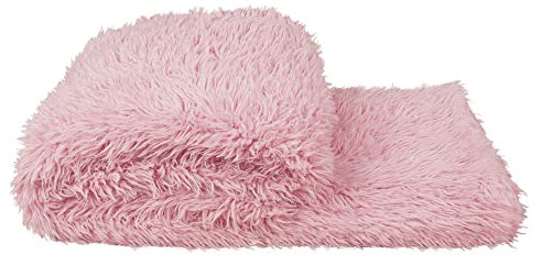 Reborn-Decke – Kunstfell Kuscheldecke – flauschig-voluminöse und langhaarige Fellimitat-Decke – 140x190 cm – 300 Powder – von ’zoeppritz since 1828’