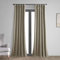 HPD Half Price Drapes Vintage-Verdunkelungsvorhänge für Schlafzimmer und Wohnzimmer, 50 x 108 cm, Thermo-Kreuz-Leinengewebe, FLCW-CBO2204-108 (1 Panel), warmes Taupe