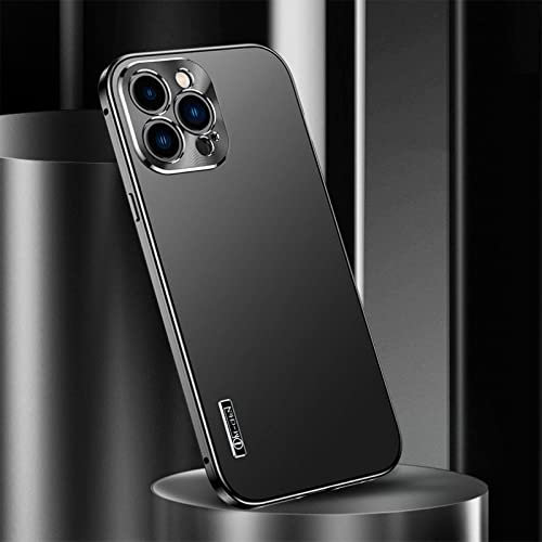For Metal magnetic case for IPhone 14 Pro Max Camera protective shell for IPhone 13 12 11 Pro Max,Graphite,For iPhone 13 Pro