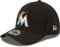 New Era MLB Team Classic 39Thirty Stretch Flex Fit Hat Cap, Miami Marlins Home, M-L