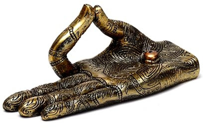 Puckator - Brucia Incenso - Mano di Buddha, Hennè, Porta Incensi a Bastoncino