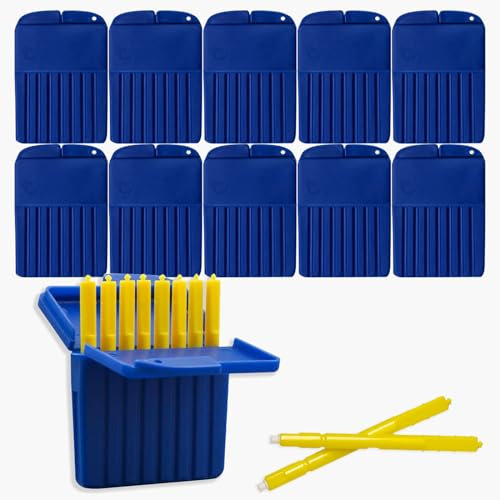 (80 Pcs) Starkey Hear Clear Hearing Aid Wax Guards Filters, Starkey Wax Guards for Hearing Aids Filters Accessories, Hearing Aid Supplies Cleaning Kit, Ear Replacement Parts Cleaning Tool(10 Packs)
