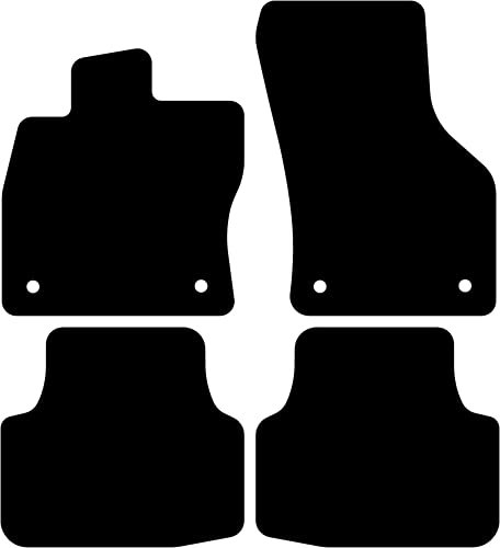 Kovvar Fußmatten passend für Skoda Octavia 2013-2020 Passend zur Ausführung: 3 | Combi/Limousine | Qualität: Basic