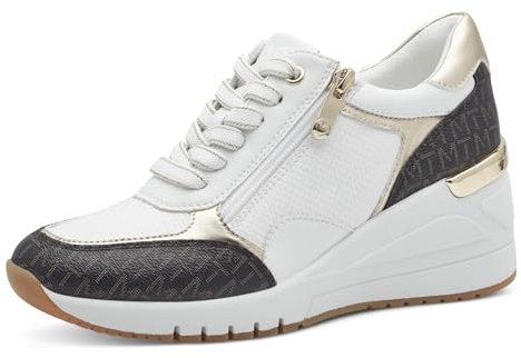 MARCO TOZZI Femme Damen Sneaker 2-23723-41 Basket, Blanc, 42 EU
