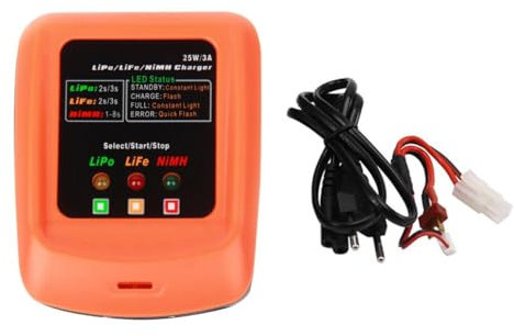 Namvo RC Chargeur d'équilibre de Batterie Chargeur Lipo pour Voiture RC Bateau RC Drone Support 2S 3S Lipo 1-8S Batterie NIMH
