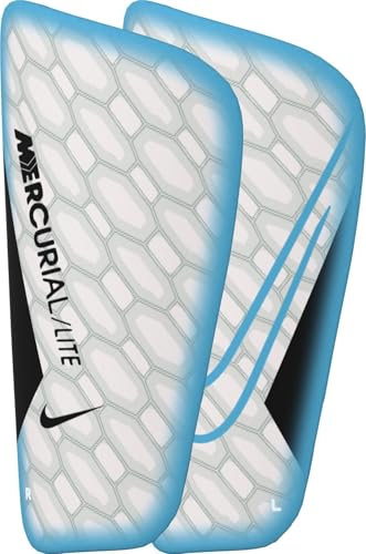 Nike Shin Guard NK Merc Lite - Fa22, Blue Fury/Black/Blue Fury, DN3611-420, S